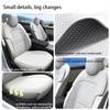 For Tesla Model Y Standard 2026 Ventilation Leather Seat Cover Cushion Wear-resistant Breathability Comfortable Seat Interior