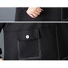 DIMANAF 2025 Women Plus Size Autumn Shirt Dress Long Sleeve Loose Casual Oversize Vintage Dress Black