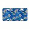 Blue Waterlily Front License Plate, Impressionist Wildflower Car Tag, Rust-Free Vanity Plate, Unique Auto Decor