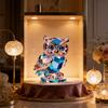 Modern Home Accent Clear Acrylic Owl Sculpture 15cm Square Cute Animal Ornament A Stylish Conversation-Starting Decorative Piece