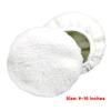 2Pcs 9-10" Polishing Bonnets Faux Wool Fiber Car Waxing Applicator Bonnet Disc Waxers Bonnet Pads Car Cleaning Supplies