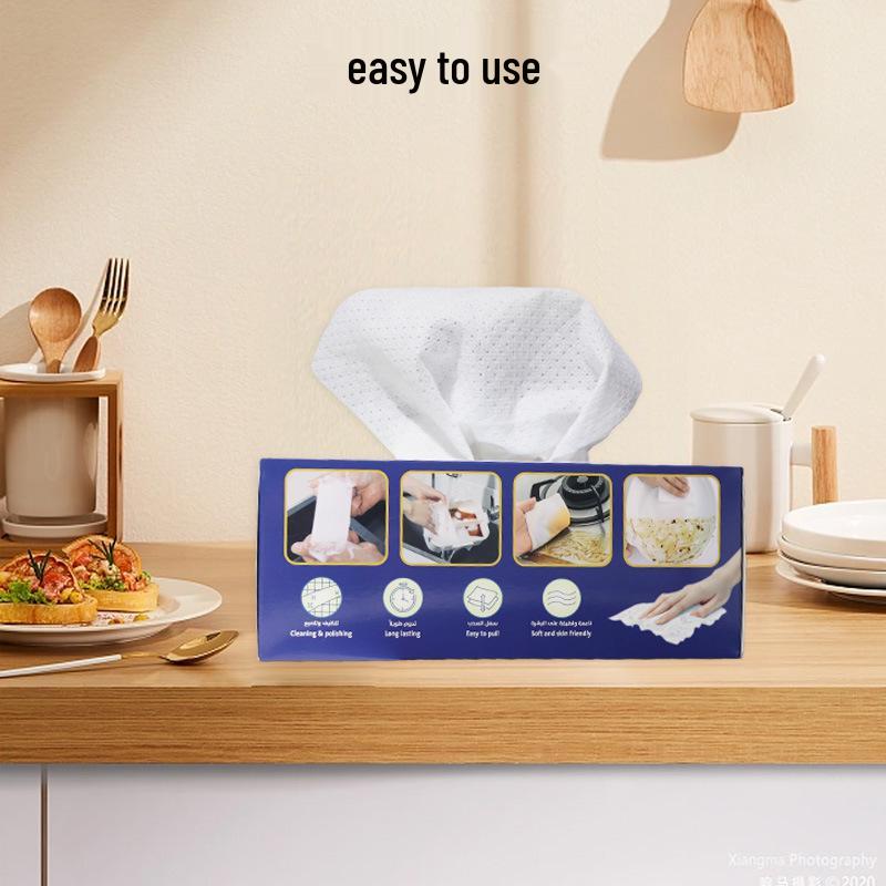 Disposable Kitchen Dishcloths with Detergent