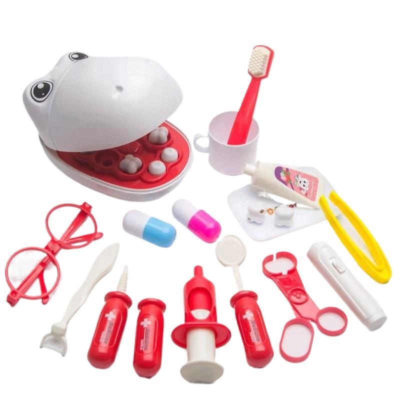 Juguete de Dentista para Mascotas Juego de Rol Doctor Juguetes Educativos para Niños Simulación Medicina Extracción de Dientes Modelo de Dientes Regalos Para Niños