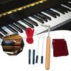 7Pcs Piano Tuning Kit Tuner Tools with Storage Bag Efficient Red Mute Tape Instrument Accessories