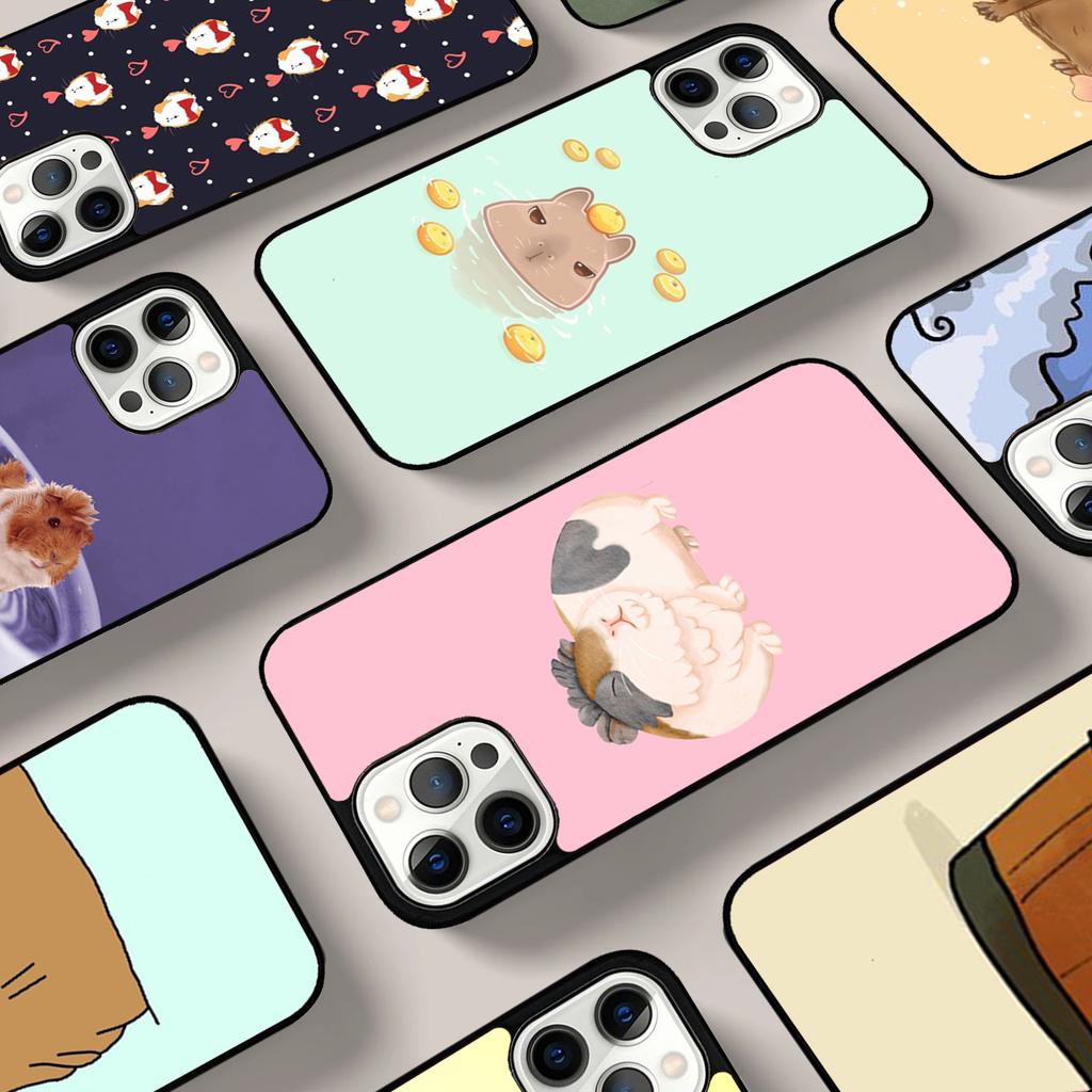 Guinea Pig Funny Cartoon Phone Case For iPhone 17 Air 16 15 14 13 12 11 Pro Max Max Plus Bumper Case Cover