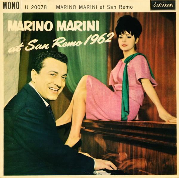 7inch Record MARINO MARINI QUARTET - Marino Marini At San Remo 1962 U20078 Durium 1962 UK Pop Used