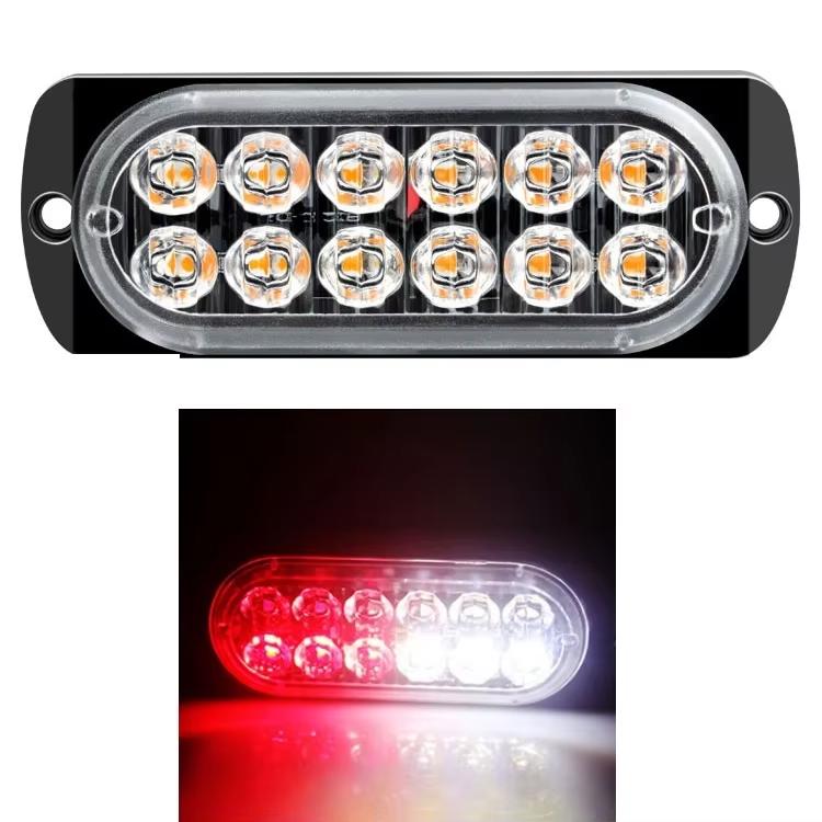 12LED Car Emergency Strobe Lights Truck Side Light 12V 24V Trailer Motorcycle Flashing Beacon Lamp Warning Police Lamps