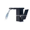 Shengbei Gold LED Waterfall Basin Faucet