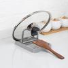 Modern Cookware Holder With Large Capacity And Tool Storage Metal Construction Easy Assembly Spoon Rest with Lid Holder