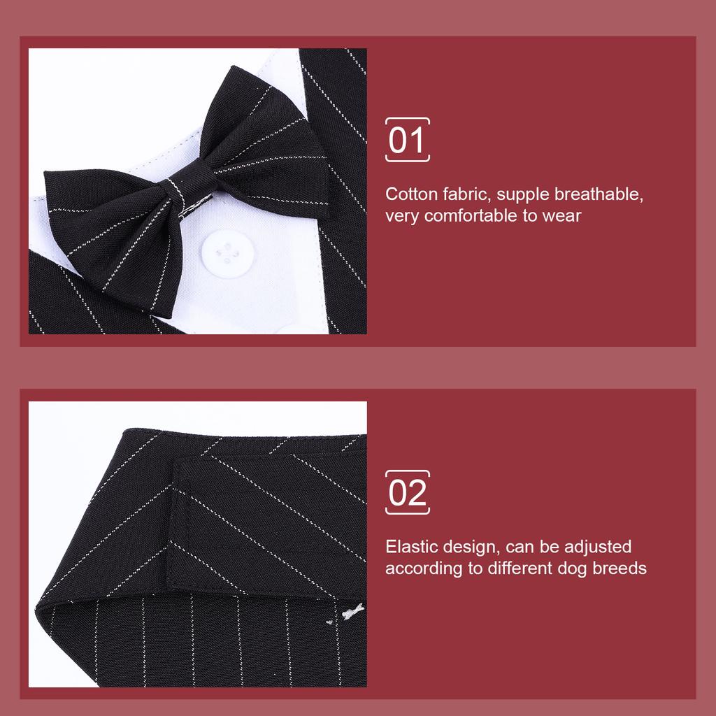 Fashionable Pet Bibs Bandana Dog Collars for Puppies Cats Neck Party Scarves Decorative Triangular Collar Comfortable Gift