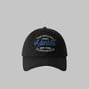 Embroidered letter baseball cap, three-dimensional retro fashionable soft top duckbill cap, adjustable for men and women