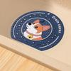 Silicone Floor Drain Mat Cartoon Dog Kitchen Sink Seal Mat  for Bathroom Hair Collection