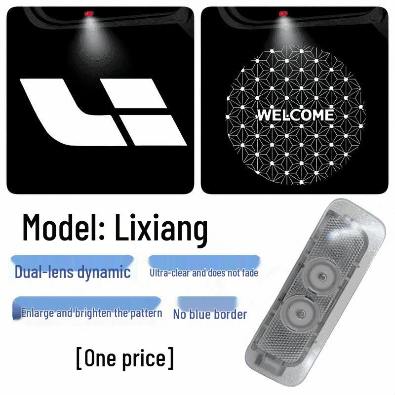 Dynamic Car Door Welcome Light for L9L8L7L6 - Edge-Free Projection