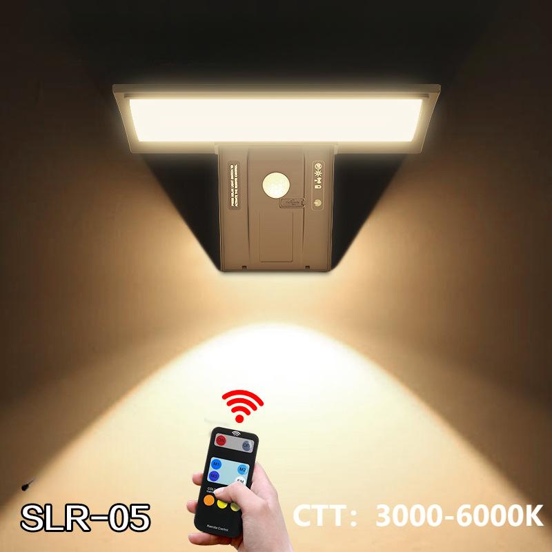 Solar OutdoorLights Motion Sensor with Control Security Flood Waterproof Light 4 Modes 90 LEDs Wall Lights for Porch Yard Garden