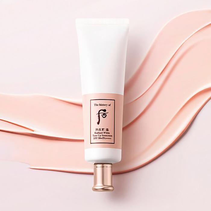 The History of Whoo Gongjinhyang Seol Radiant White Tone Up Sunscreen SPF50+ PA++++ – Brightening & UV Protection, Korean