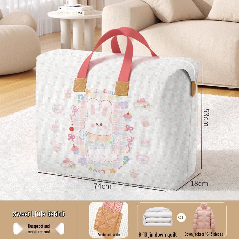 

Back-to-School Quilt and Clothing Storage Bag, Large Capacity Organizer for Moving