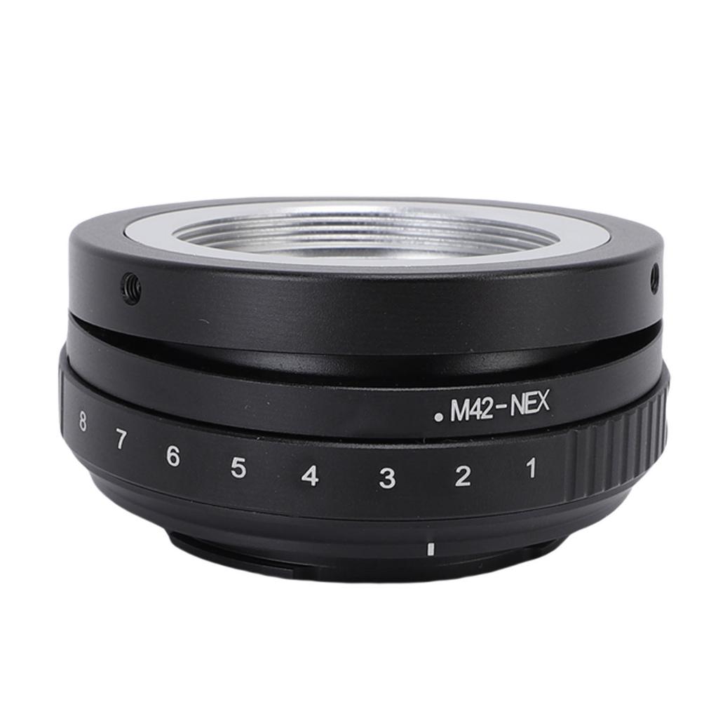 Lens Mount Adapter M42 Lens to Fit for NEX Manual Operation Focus Fit for E Mount Camera Body