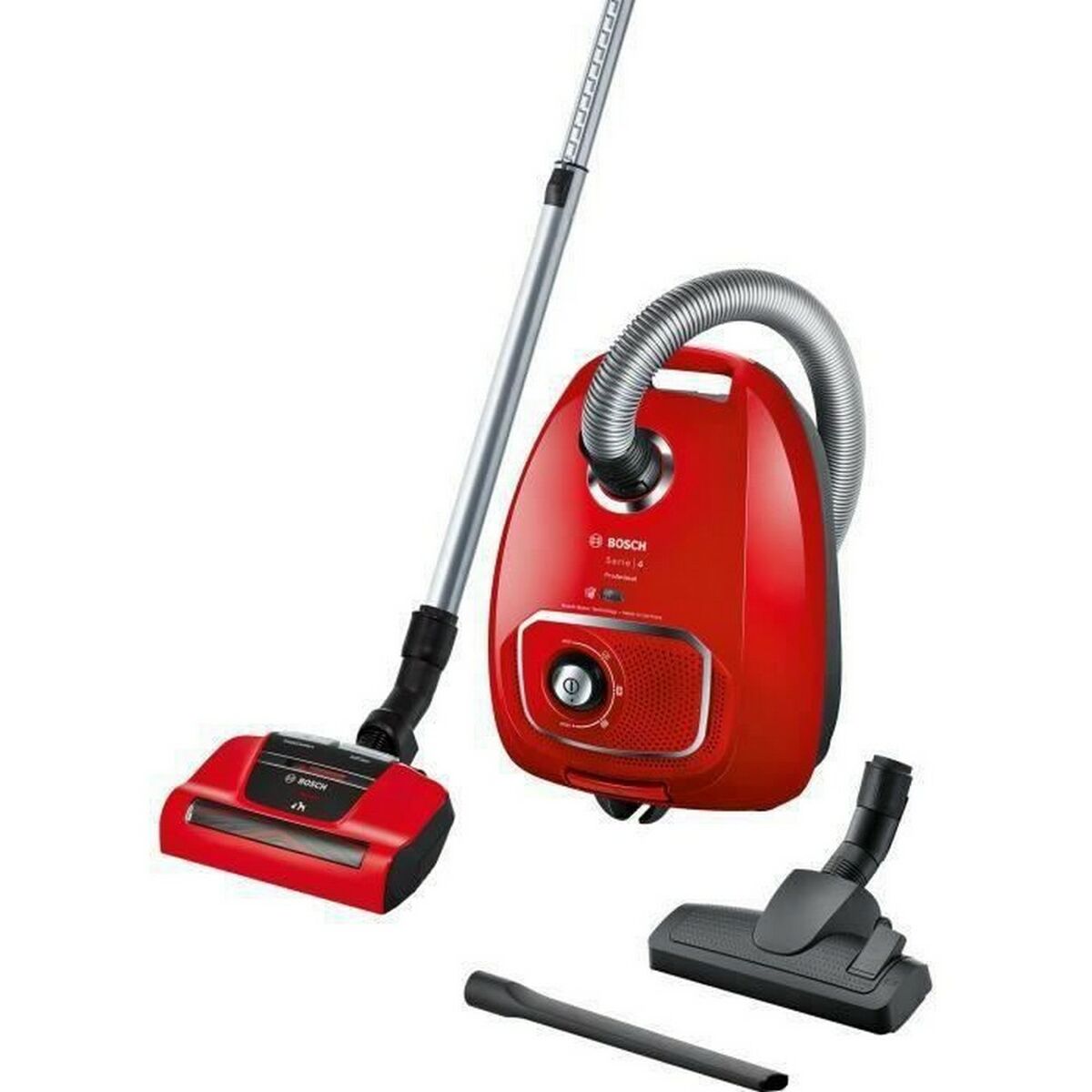 

Пылесос BOSCH BGBS4PET1 600 Вт Красный 600 Вт TU прозрачный
