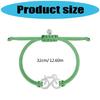 Modern Cycle Chain Wristband Abrasion Resistant Interlaced Metal Jewelry For Outdoor Tasks And Casual Styling