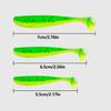 20PCS 5.5/6.5/7CM Big Fishing Lure Worm Silicone Easy Shiner Shad T Tail Soft Bait Ice Wobbler Swimbait Pesca Bass Pike Winter