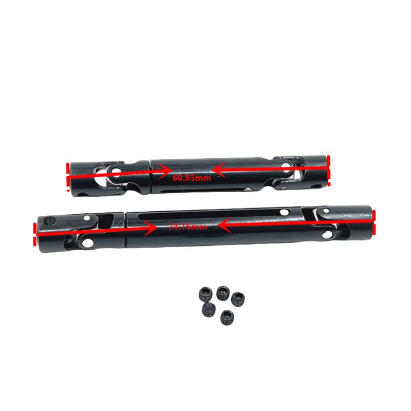 Metal Upgrade Remote Control Car Universal Joint Drive Shaft  Fit For WPL 1/16 C44 C34 FJ45