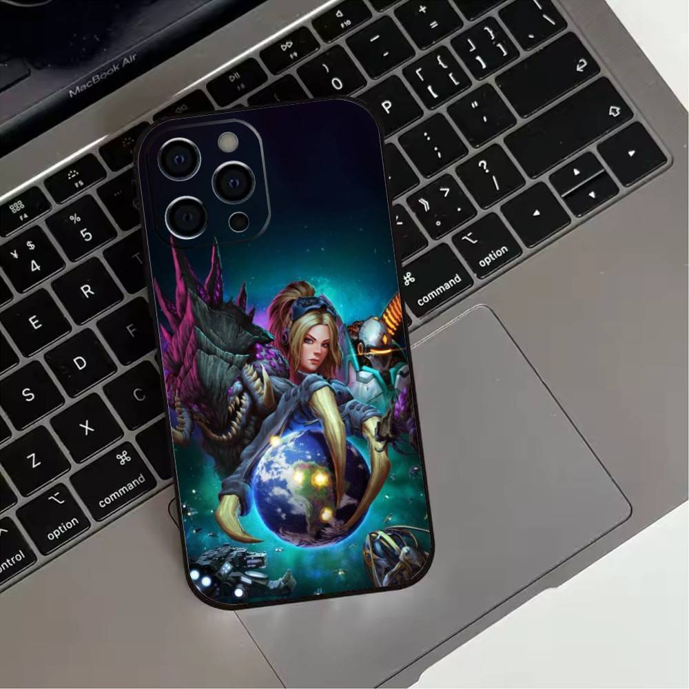 S-Starcrafts-Game-2 Phone Case For iPhone 17,16,15,14,13,12,11 Plus,Pro Max,XS,Soft Silicone Black Cover