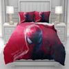 Spider Man Superheroes Duvet Cover Men women/Children KID Printing D-Disneys Cartoon Bedding Set Comforter Bed Soft