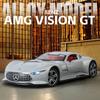 Simulation 1/24 Benz AMG Vision GT Alloy Car Model Metal Diecast Toy Vehicle Boy Birthday Gift Collection Home Decor Miniature