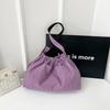 Large Capacity Crossbody Bag Women's Pleated Lightweight Shoulder Bag Underarm Bag