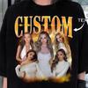 Custom Bootleg Girlfriend Shirt, Personalized Graphic Tee, Retro Style Shirt, Trendy Girlfriend Gift, Custom Art Shirt, Unisex Bootleg Shirt