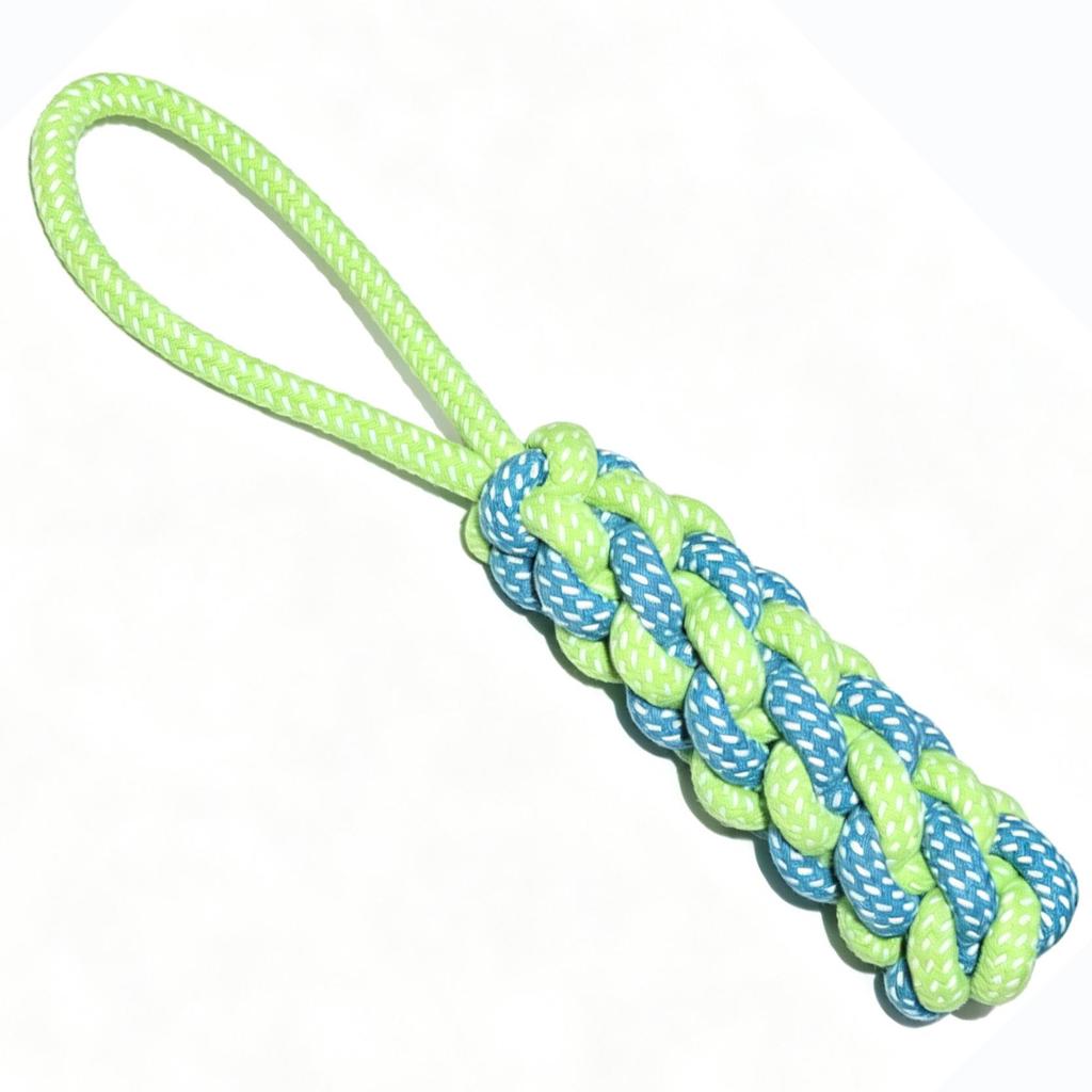 Cross-Border Hot-Selling Pet Toys: Molar Cleaning Chew Rope & Ball, Interactive Tug-of-War Knot for Dogs, Both Outdoor & Indoor Use.