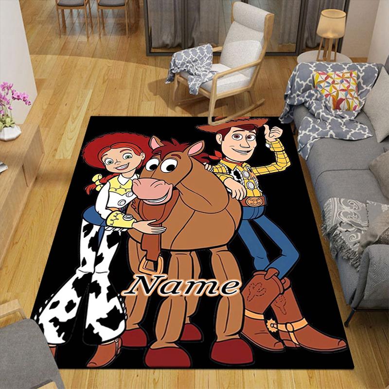 Custom 1Pc Cowboy Cowgirl Adventure Rug Office Carpet Indoor Outdoor Entrance Doormat Nonslip Soft And Comfortable Living Room D916317