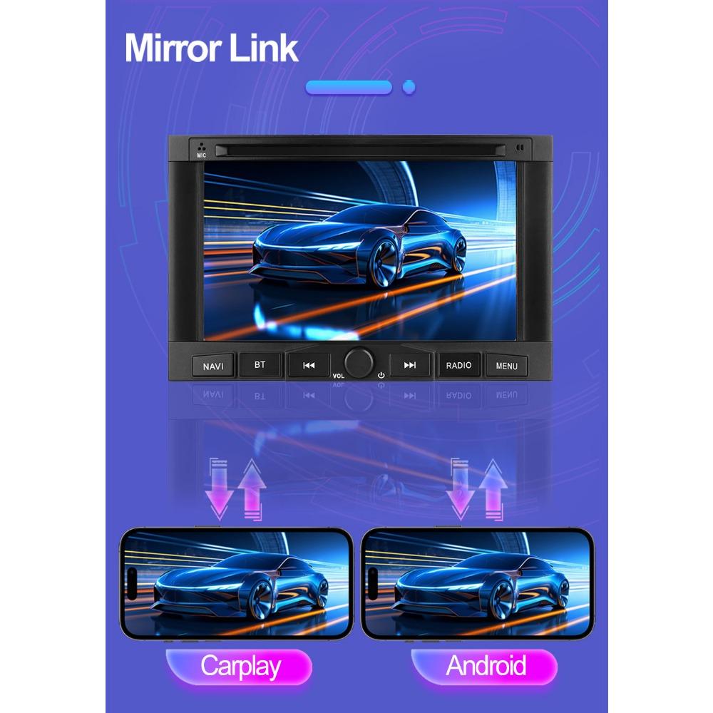 7 tums bilradio Android för Peugeot 3008 5008 2010-2016 Auto Multimedia Stereo Navigation 1+32GB