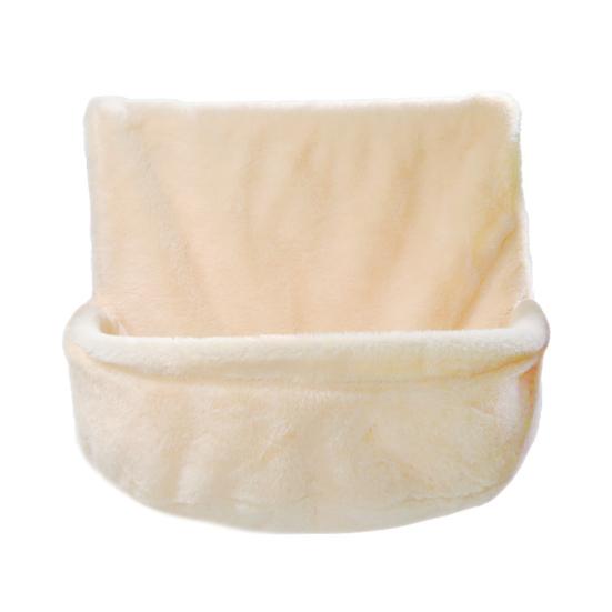 

Кровать-радиатор для кошек, складная, подвесная, плюшевая, с металлом бежевый