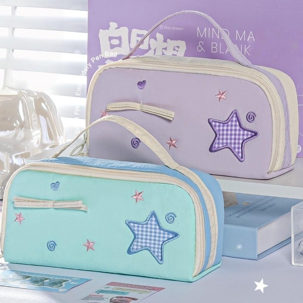 Desktop Storage Korean Style Pen Bag Pencil Pouch Cloth Stationery Bag  Stationery Holder