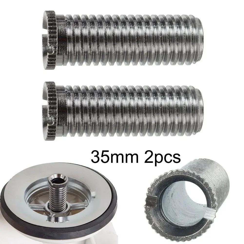 1/2/5 uds 35/5mm M-12 Tornillos para Colador de Fregadero Cesta Coladora para Fregadero de Cocina Conector Roscado de Acero Inoxidable Accesorio de Cocina