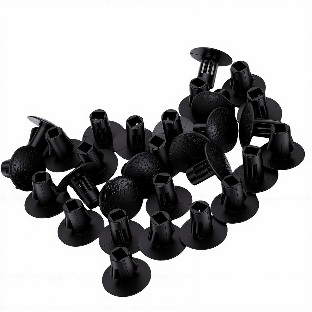 30PCS Splash Shield Retainer Clips 90467 10107 Engineering Plastic Splash Guard Liner Clip Replacement for Toyota 1998