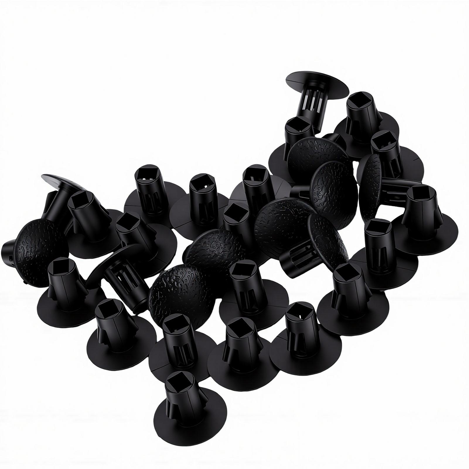 30PCS Splash Shield Retainer Clips 90467 10107 Engineering Plastic Splash Guard Liner Clip Replacement for Toyota 1998