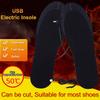 USB Heated Insoles 35-40 Yards Winter Outdoor Insoles Can Be Wash and Cut Heated Insoles for Men Women Outdoor Hunting  Camping