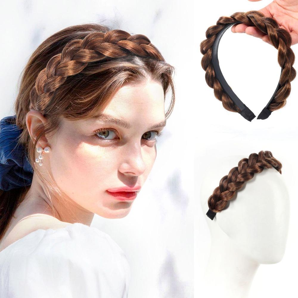 Synthetic Women Hoop Fashion Elastic Non-slip Hair Bands  For Women And Girl