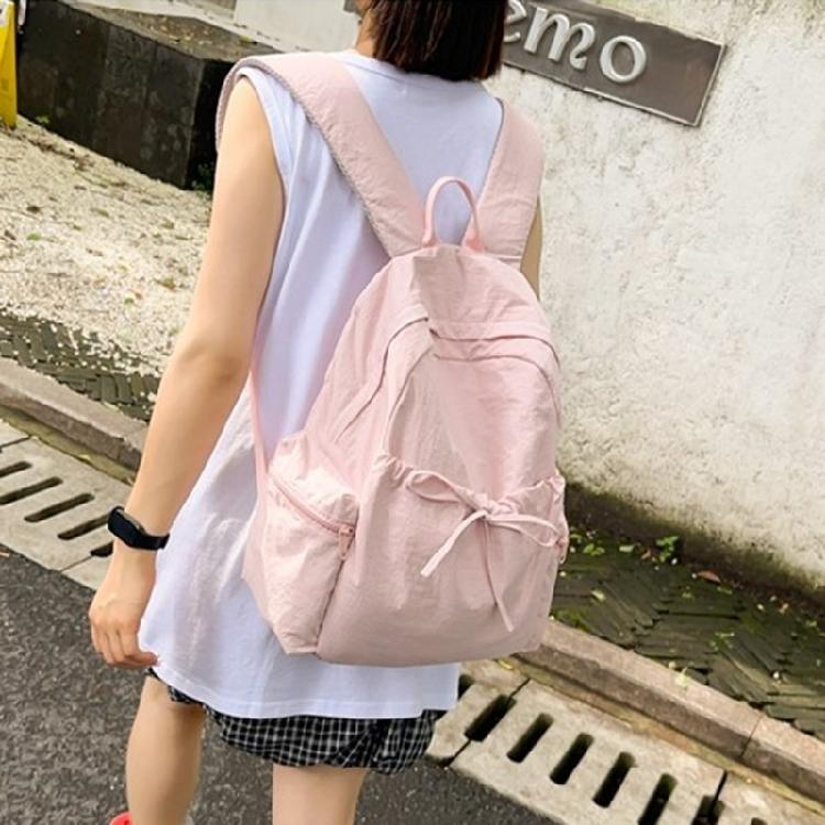 Multipurpose School Bag Large Capacity Nylon Backpack Ergonomic Daypack Laptop Bag Rucksack for Everyday Use
