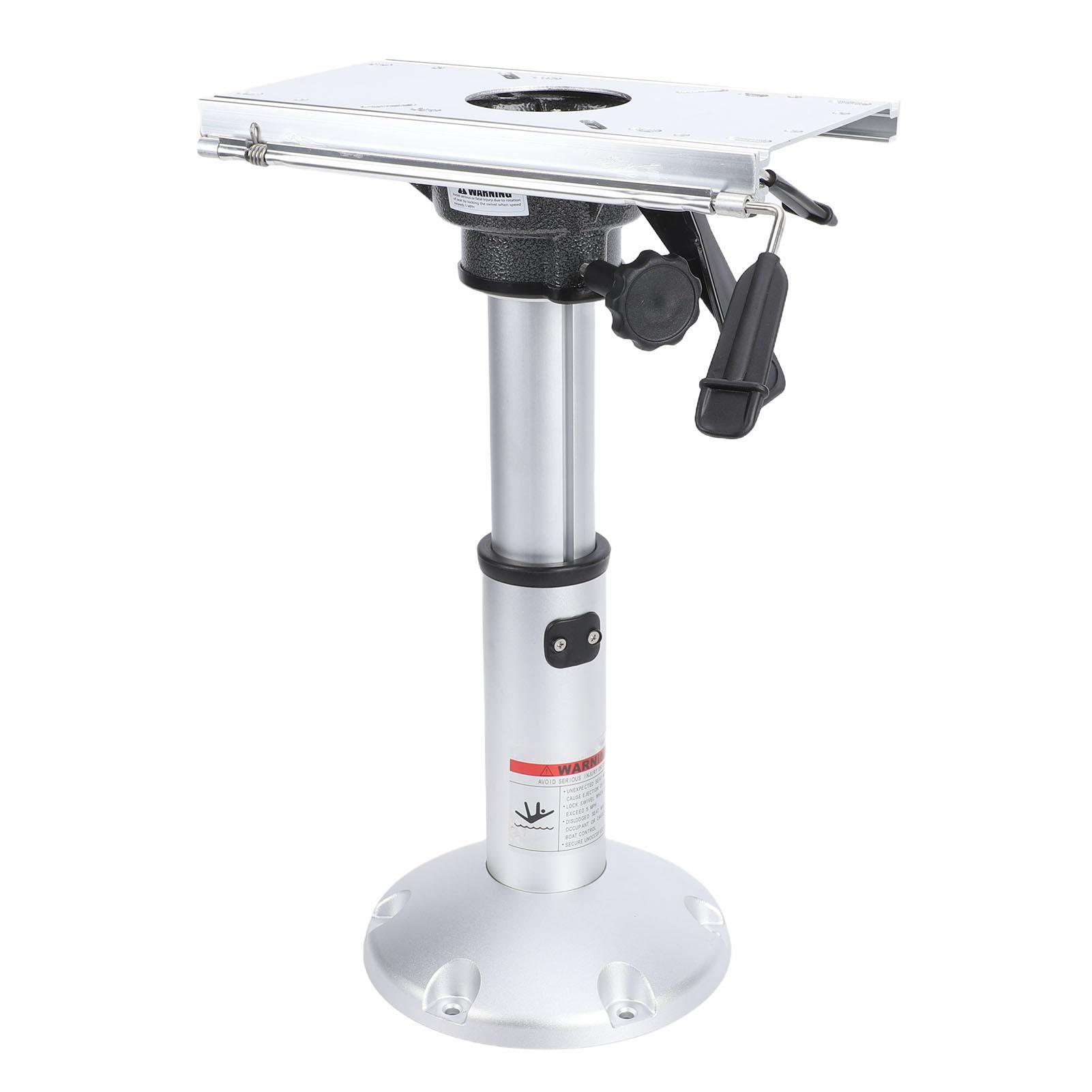 Boat Seat   with Slide Mount Aluminum Alloy Height From 14 to 20 Inch   Powered Boat Ch    Base Mount for Yacht Ship Floating Dock D