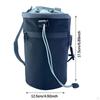 Chalk Bag for Climbing with Zipped Pocket, Practical, Portable And Adjustable, Storage Belt