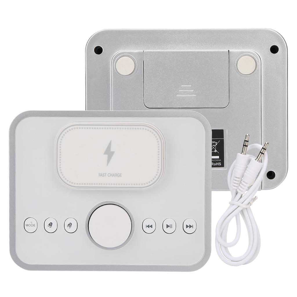 Bluetooth Speaker Player Radio Wireless Charging Digital Alarm Clock