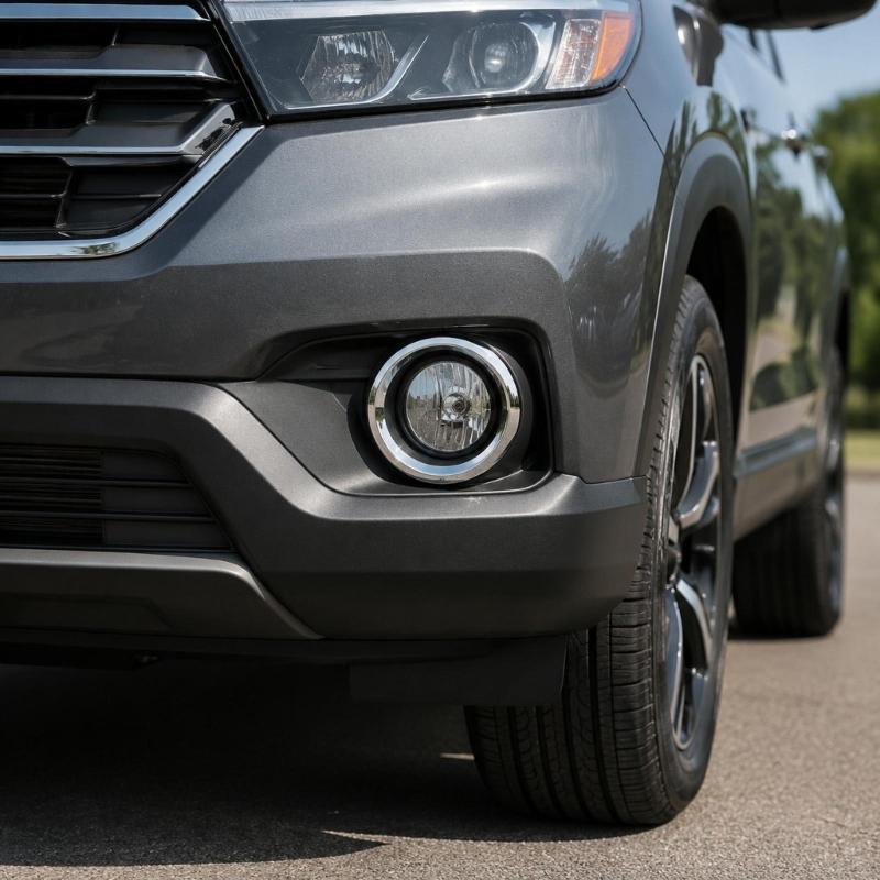 Left and Right Front Fog Light Surround Trim, 2011-2017 Plastic Snap On Pair for Front Lamp Opening Repair, Ref 52712-08020 52713-08020