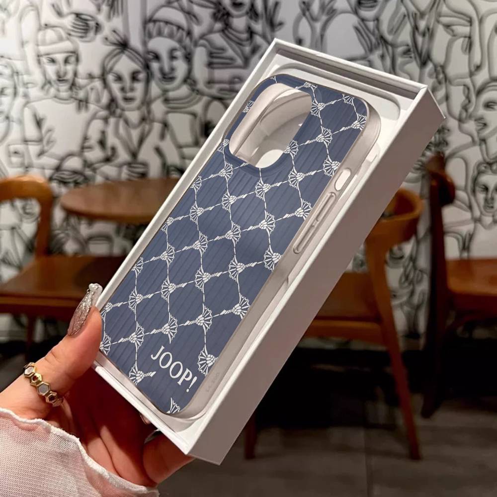Modemarke J-Joop Für IPhone 17 16 15 14 13 12 11 Pro Max Plus Pro Klare Handyhülle Rutschfeste Schale