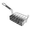 U Shape Taco Fryer Basket Stainless Steel Taco Holder Basket 6 Shells Deep Fryer with Long Handle for Kitchen