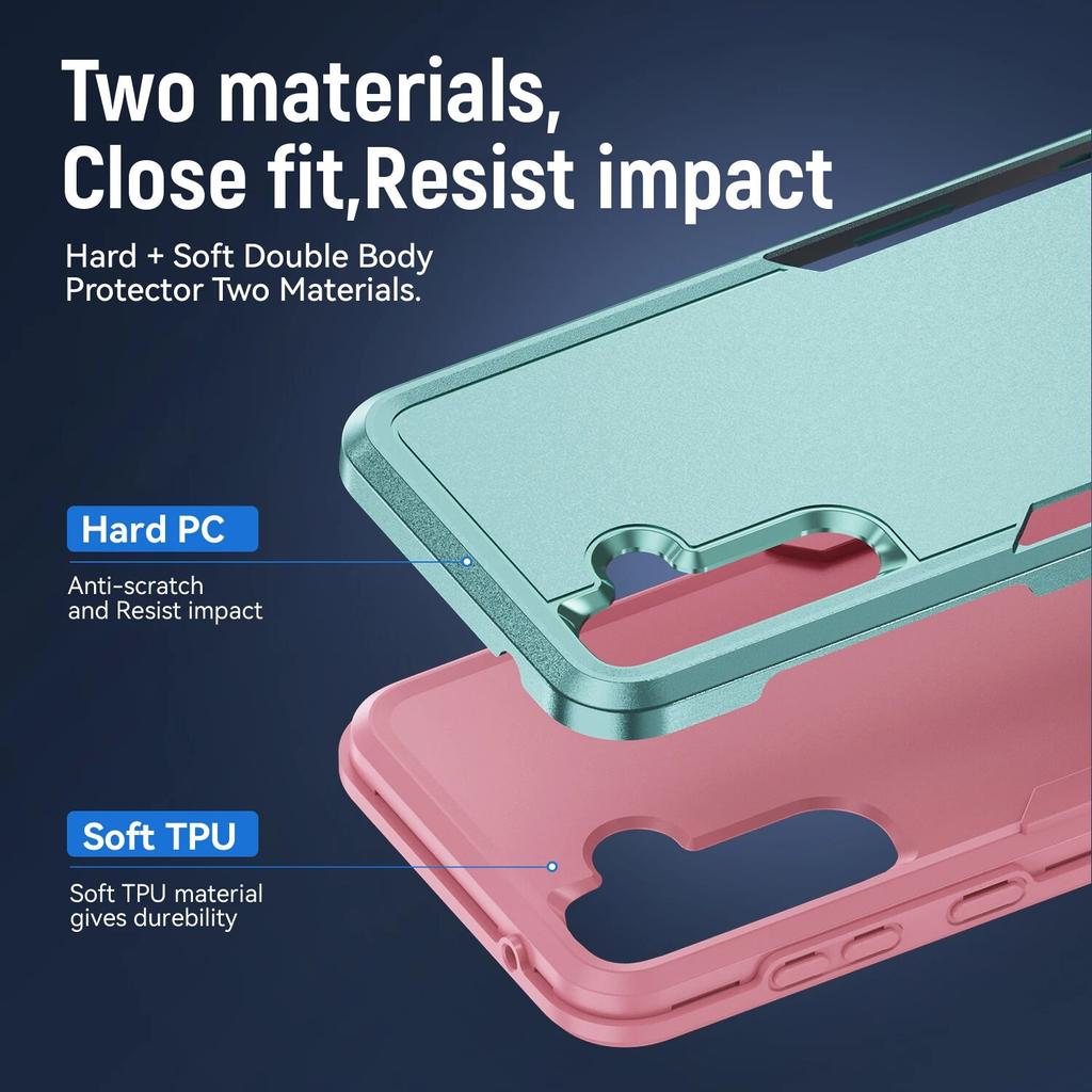 Heavy Duty Protection Case för Samsung Galaxy S23 FE S22 Plus S21 S20 FE 5G S23 Ultra S 23 22 21 Mobiltelefonväska Funda