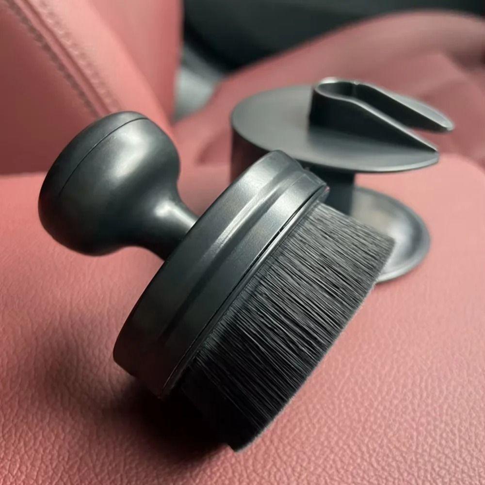 Plastic Stamp Foundation Brush Handheld Nail Dusting Brush Professional Flat Makeup Brush  Makeup