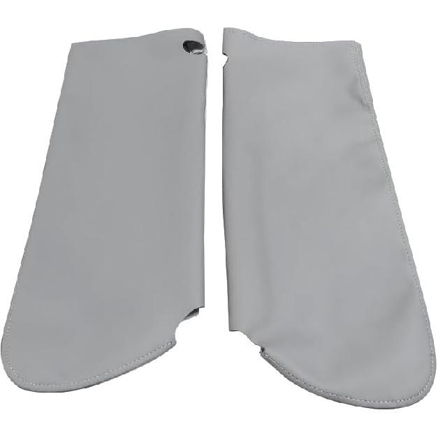Car Sun Visor Cover Pair Fit for Chevy Tahoe Suburban Yukon 1995-1999, Microfiber Leather, Gray
